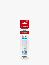 Canon GI-51 Printer Ink Bottle, Cyan
