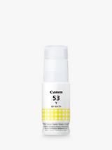 Canon GI-53 Printer Ink Bottle, Yellow