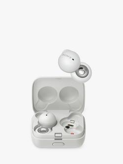 Sony WF-L900 LinkBuds True Wireless Bluetooth In-Ear Headphones with Open Ring Design & Mic/Remote - view 2, White