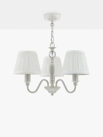 Laura Ashley Ellis 3 Arm Ceiling Light, Grey