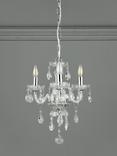 Laura Ashley Harriet Crystal 3 Arm Chandelier Ceiling Light, Clear