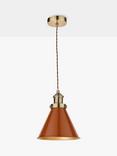 Laura Ashley Rufus Ceiling Light, Gloss Orange