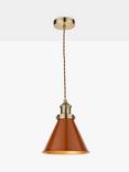 Laura Ashley Rufus Ceiling Light, Gloss Orange