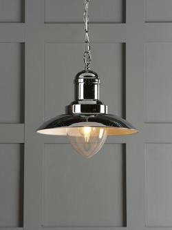 Laura Ashley Corbridge Ceiling Light, Polished Chrome