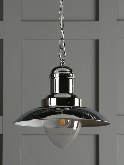 Laura Ashley Corbridge Ceiling Light - view 2, Polished Chrome