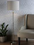 Laura Ashley Highgrove Floor Lamp, Polished Nickel