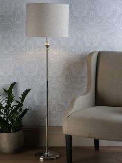 Laura Ashley Highgrove Floor Lamp, Polished Nickel - view 2, Polished Nickel