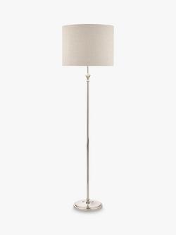 Laura Ashley Highgrove Floor Lamp, Polished Nickel, Polished Nickel