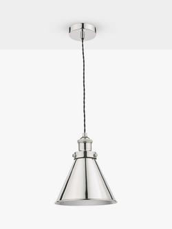 Laura Ashley Rufus Ceiling Light, Polished Chrome