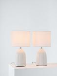 Laura Ashley Penny Ceramic Table Lamps, Set of 2, Cream