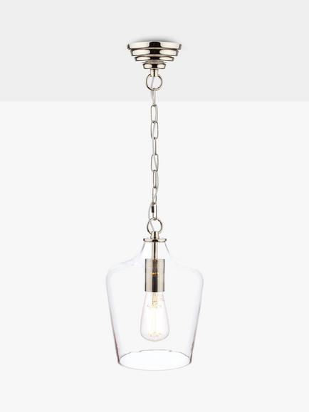 Laura Ashley Ockley Glass Ceiling Light - view 2, Clear