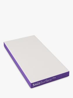 Snüz SnüzSurface Pro Cot Mattress, 132 x 70cm, White/Purple