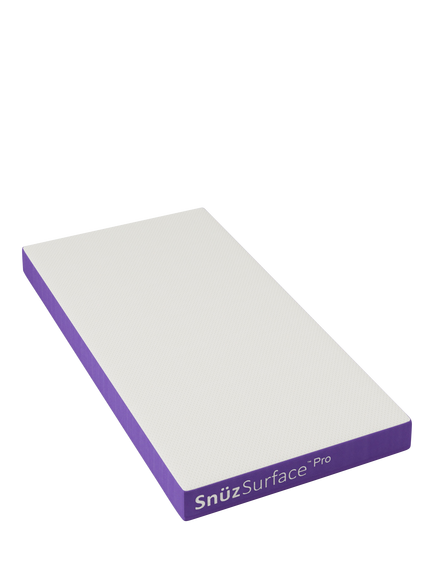 Snüz SnüzSurface Pro Cot Mattress, 132 x 70cm, White/Purple