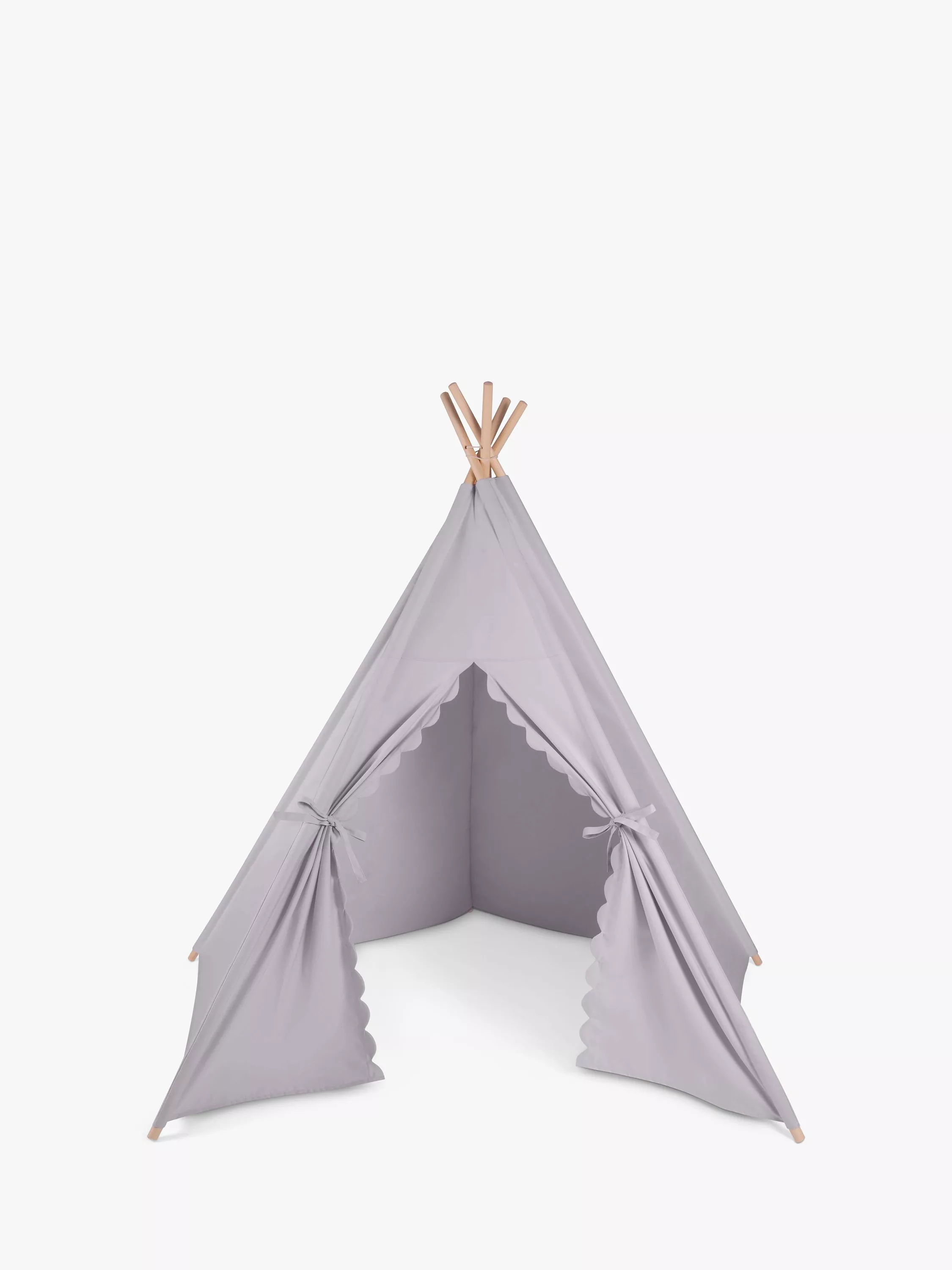 The Little Green Sheep Kids Teepee Play Teepee Dove Grey