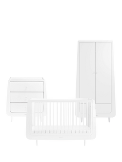 Snüz Snüzkot Skandi 3 Piece Nursery Furniture Set - view 2, White