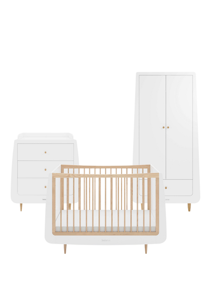 Snüz Snüzkot Skandi 3 Piece Nursery Furniture Set - view 2, Natural