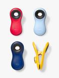 OXO Magnetic Food Bag Clips, Pack of 4, Assorted
