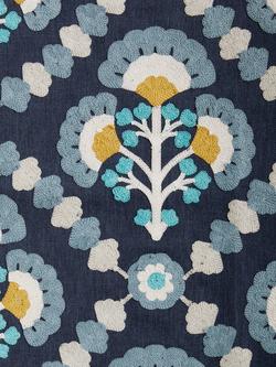 John Lewis Floral Trellis Furnishing Fabric, Navy