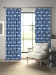 Scion Midi Fox Furnishing Fabric, Denim