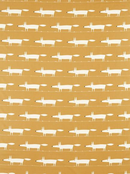 Scion Midi Fox Furnishing Fabric, Chai