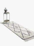 John Lewis ANYDAY Berber Style Runner Rug, Grey, L200 x W70 cm