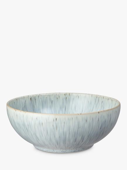 Denby Halo Speckle Stoneware Cereal Bowls, Set of 4, 17cm, Grey - view 2, Grey