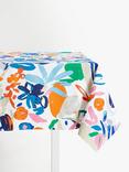 John Lewis Abstract Blossom Oilcloth Tablecloth Fabric, Multi