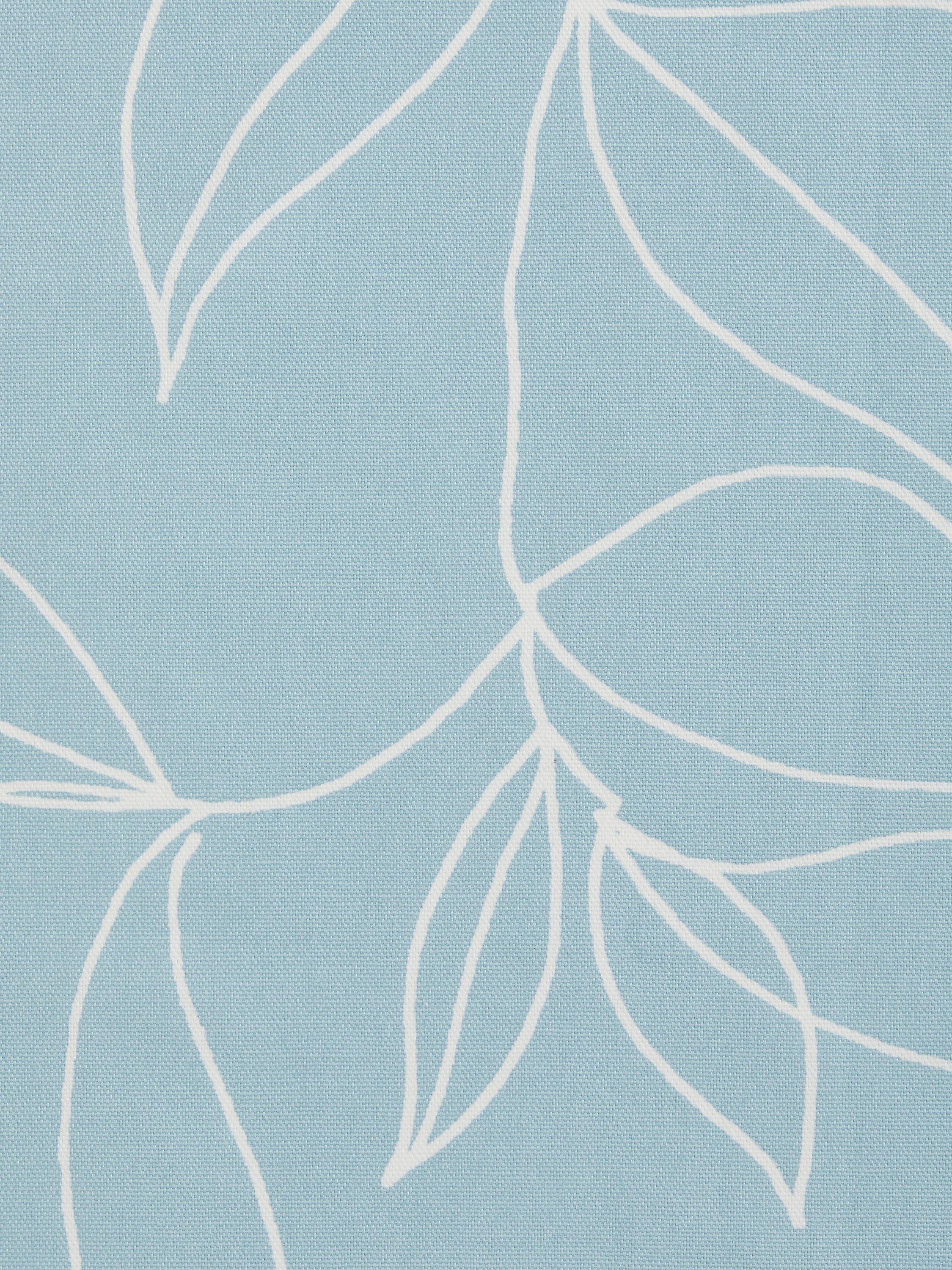 John Lewis ANYDAY Trailing Leaves Furnishing Fabric, Celeste