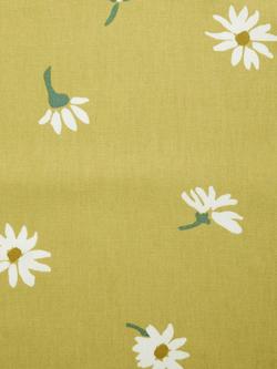 John Lewis Camomile Oilcloth Tablecloth Fabric - view 2, Yellow