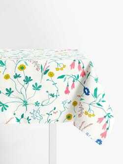 John Lewis Foxlease Oilcloth Tablecloth Fabric, Multi, Multi