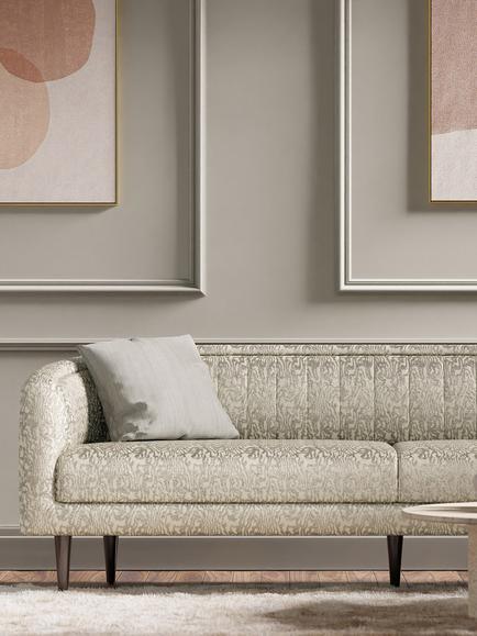 Harlequin Seduire Furnishing Fabric, Oyster - view 2, Oyster