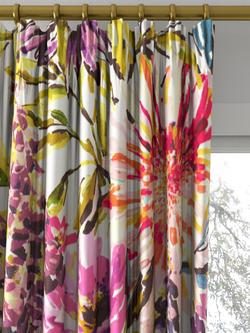 Harlequin Floreale Made to Measure Curtains or Roman Blind, Fuchsia/Heather/Lime - view 2, Fuchsia/Heather/Lime