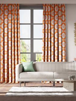 Harlequin Zinnia Furnishing Fabric - view 2, Clemetine/Peony