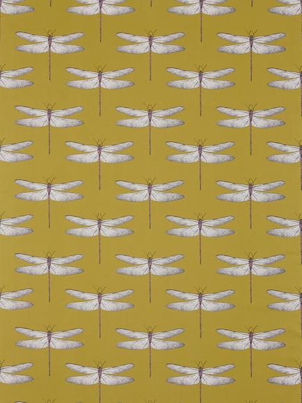 Harlequin Demoiselle Made to Measure Curtains or Roman Blind, Chartreuse/Grape, Chartreuse/Grape