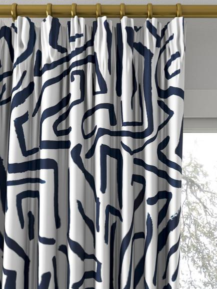 Harlequin Melodic Made to Measure Curtains or Roman Blind, Japanese Ink/Origami - view 2, Japanese Ink/Origami