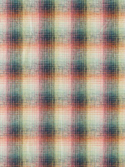 Harlequin Hamada Made to Measure Curtains of Roman Blind, Fuchsia/Marine, Fuchsia/Marine