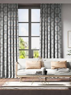 Harlequin Zinnia Furnishing Fabric - view 2, Tranquility/Sky