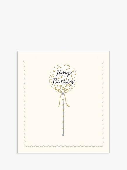 The Proper Mail Company Balloon Birthday Card, 