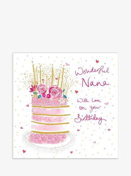 Woodmansterne Wonderful Nana Birthday Card, 