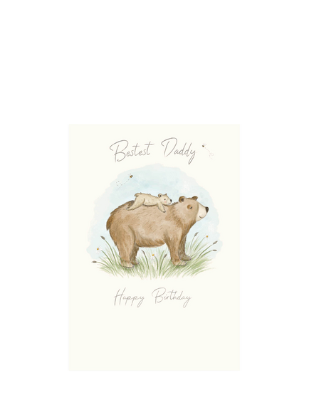 Woodmansterne Bestest Daddy Birthday Card, 