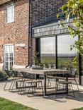 Gallery Direct Frame 8-Seater Rectangular Garden Dining Table, 221cm, Natural