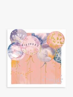 Woodmansterne Balloons Birthday Card