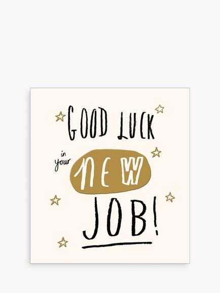 The Proper Mail Company Good Luck New Job Card, 