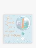 Belly Button Designs Special Son 1st Birthday Card