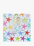 Wendy Jones Blackett Stars 18th Birthday Card