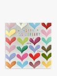 Wendy Jones Blackett Hearts Anniversary Card