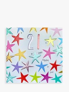 Wendy Jones Blackett Stars 21st Birthday Card