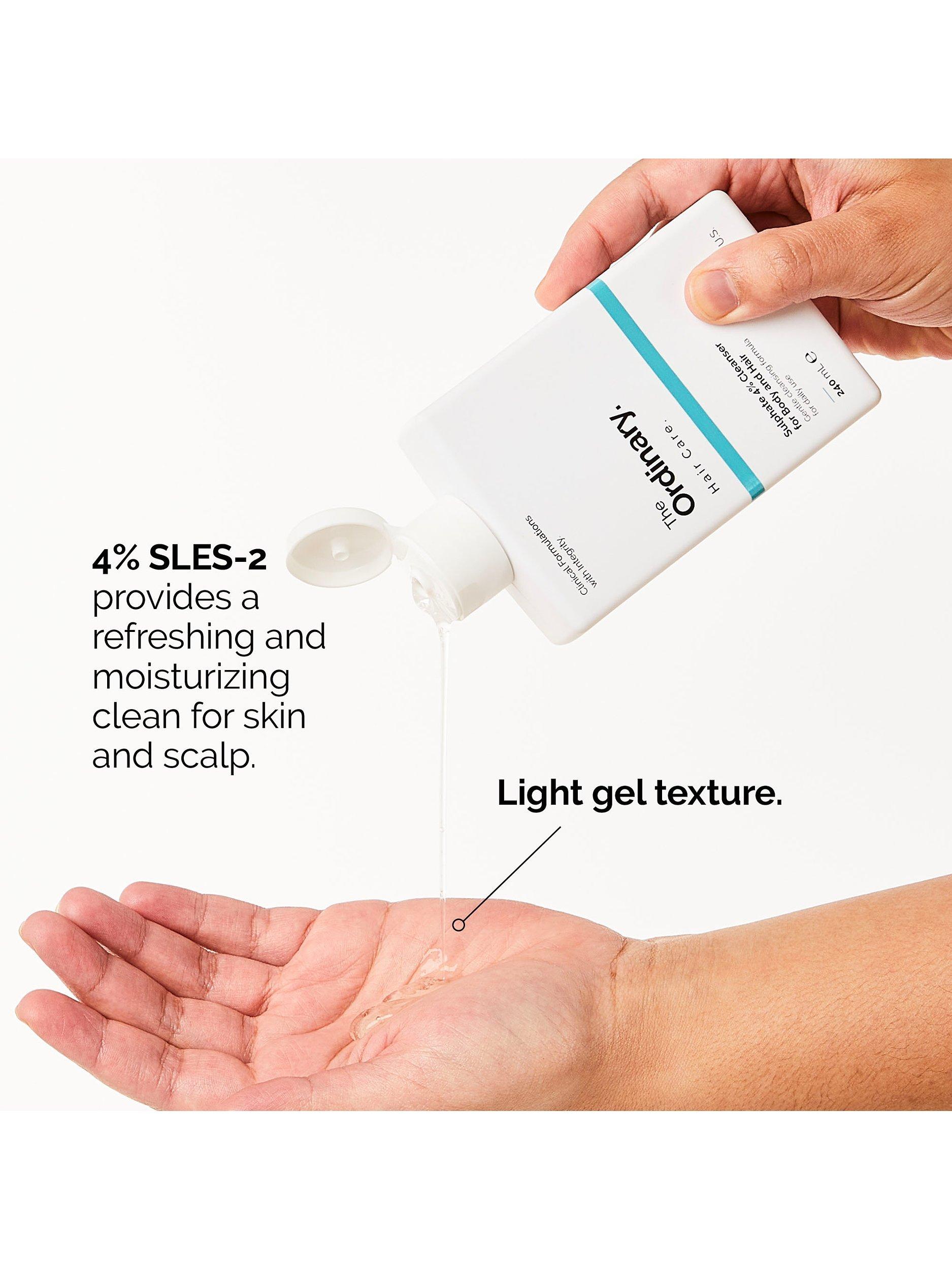Product image 4 of 5, which shows The Ordinary 4% Sulphate Cleanser for Body and Hair, 240ml