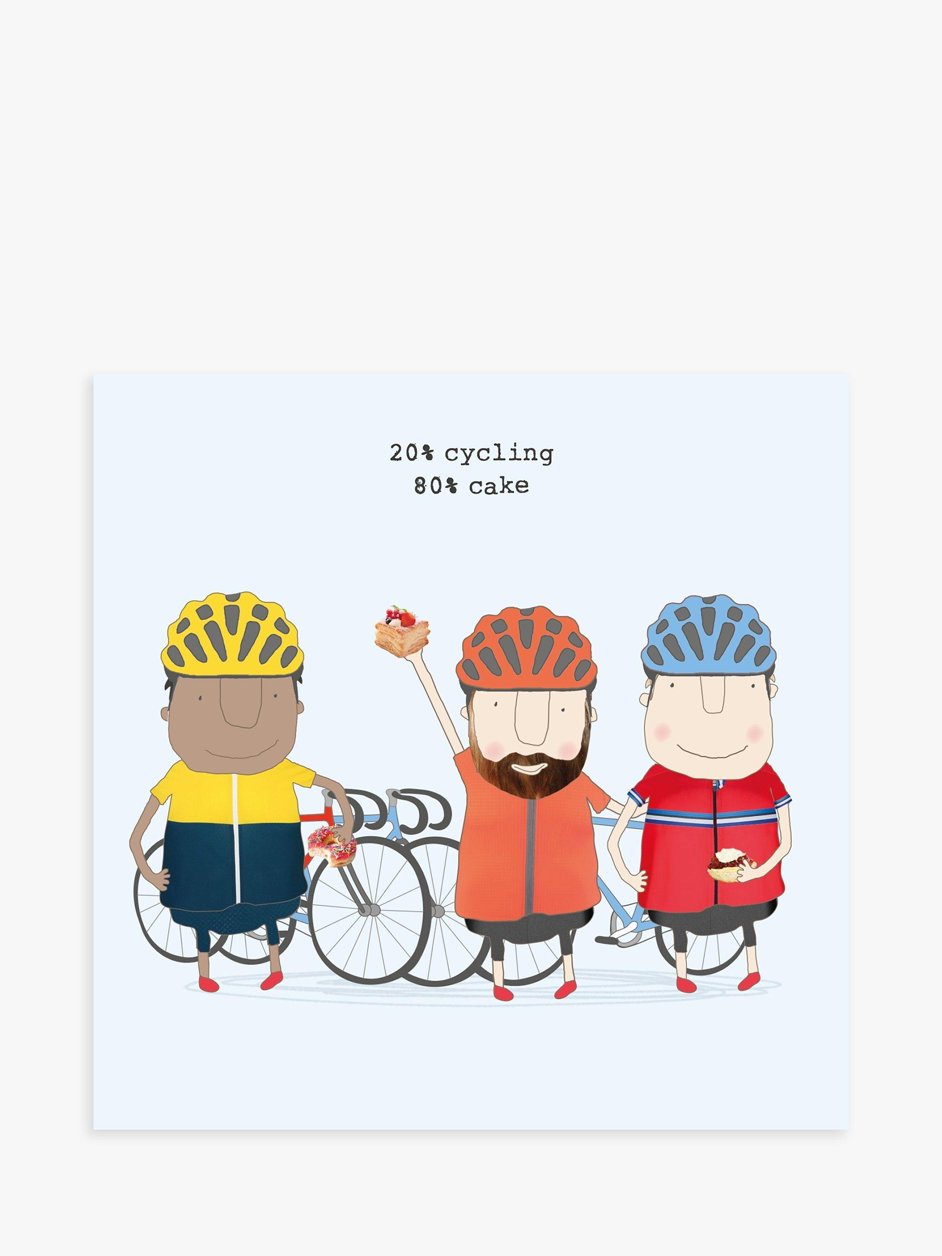 Rosie Made A Thing Cycling Cake Birthday Card