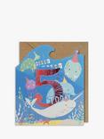 Paperlink Sealife 5th Birthday Card